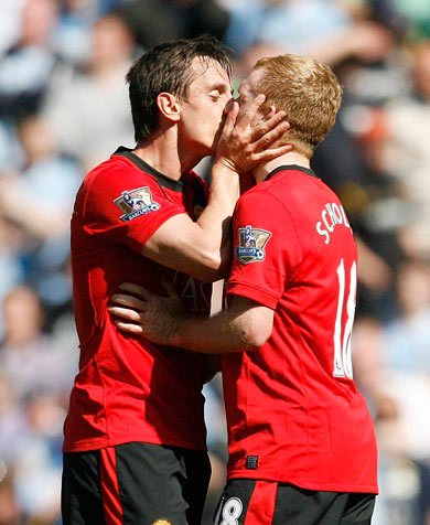 Gary Neville and Paul Scholes