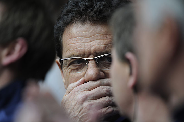 Wales v England: Fabio Capello before kick off