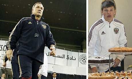 Dick Advocaat and Andrey Arshavin