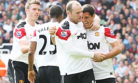 Manchester United celebrate