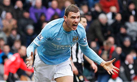 Manchester City's Edin Dzeko