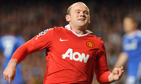 Manchester United's Wayne Rooney overcame his recent problems to celebrate