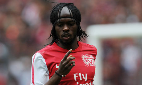 Gervinho had an instant impact on his debut for Arsenal – with 2 goals in 15 minutes. Gervinho had an instant impact on his debut for Arsenal – with 2 goals in 15 minutes.