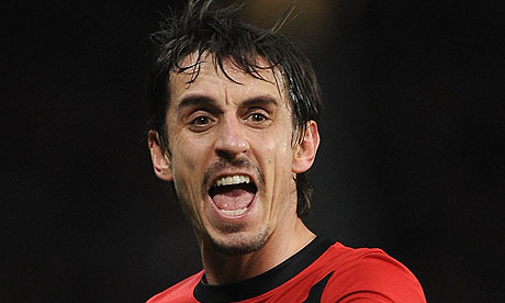 Gary Neville, the recently retired Manchester United defender