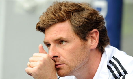 Chelsea's coach Villas-Boas gestures ahead of their pre-season friendly friendly in Glasgow