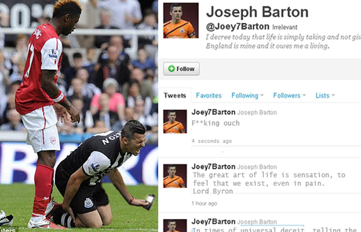 Footballers on Twitter: The Gallery: Footballers on Twitter