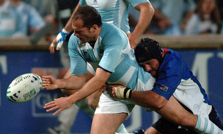 Felipe Contepomi in action against France