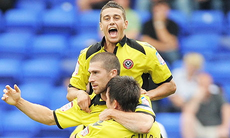 Sheffield United celebrate