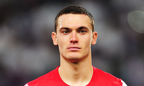 Thomas Vermaelen will miss Arsenal&#39;s first two Champions League matches and the north London derby against Tottenham. Photograph: Giuseppe Cacace/AFP/Getty ... - --007