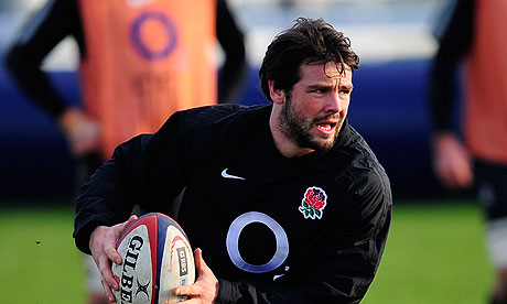 England's Ben Foden at an England training session