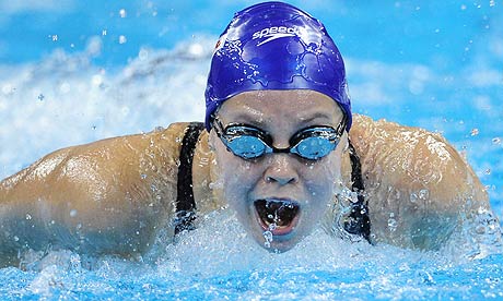 Britain's Ellen Gandy  competes in the h