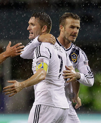 David Beckham: Robbie Keane, David Beckham