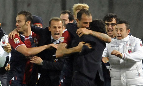 Bologna's Portanova sinks Napoli on return from match-fixing ban