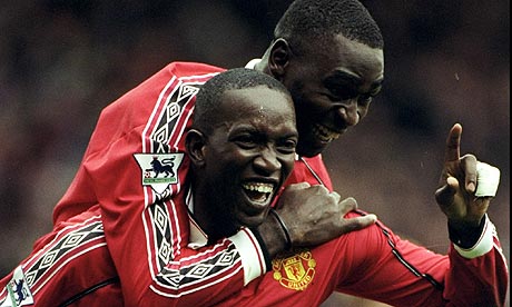 Dwight Yorke Andy Cole Manchester United