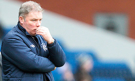 Rangers manager Ally McCoist