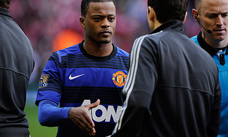 Patrice Evra Manchester United Liverpool