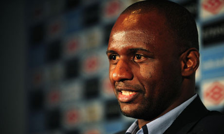 Manchester City executive Patrick Vieira 