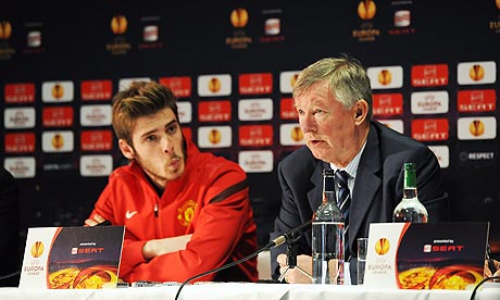 david de gea and sir alex ferguson