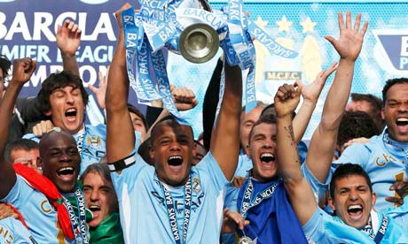 Manchester City celebrate