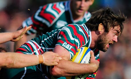 Geoff Parling in action for Leicester