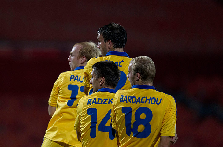 Champions League: Bate Borisov players
