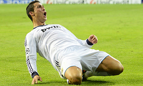 Ronaldo Goal Celebration on Real Madrid S Cristiano Ronaldo Celebrates After Scoring The Last