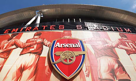 Arsenal FCs Emirates Stadium After The Announcement Of Stan Kroenkes 