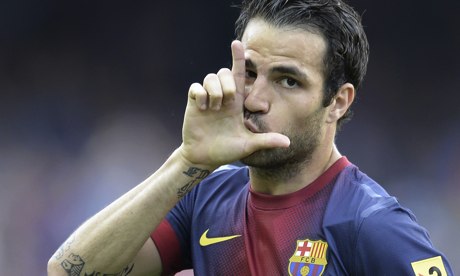 Cesc Fábregas of Barcelona