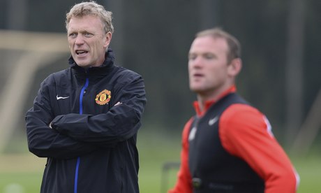 David Moyes and Wayne Rooney