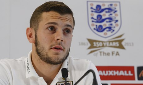 Jack Wilshere not worried by smaller talent pool available to England | Football | The Guardian - Jack-Wilshere-of-Arsenal--011