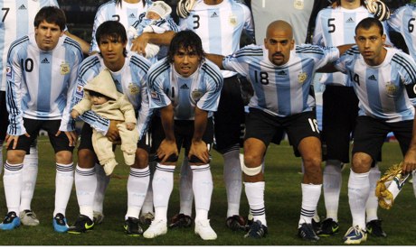 Lionel Messi and Sergio Agüero