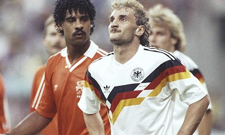 Frank Rijkaard and Rudi Voller