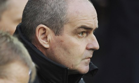 West Brom's manager Steve Clarke during his team's 1-0 Premier League defeat against Cardiff City