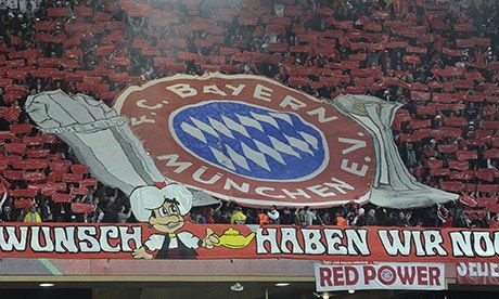 Bayern Munich fans celebrate