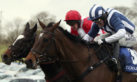 Monbeg Dude ridden by Paul Carberry in last year's Welsh National at Chepstow