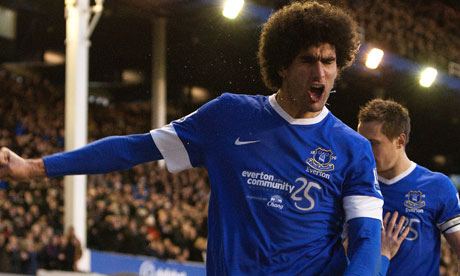 Marouane Fellaini of Everton