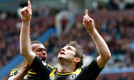 Frank Lampard celebrates