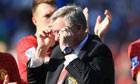 Sir Alex Ferguson is applauded