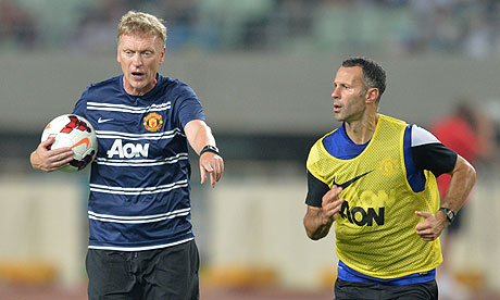 David Moyes Ryan Giggs Manchester United