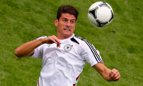 Mario Gomez of Germany