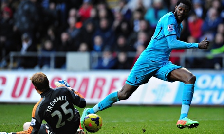 Emmanuel Adebayor of Tottenham