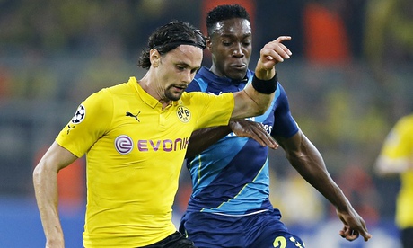 Neven Subotic and Danny Welbeck