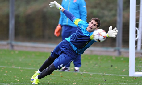 Emiliano Martínez Arsenal Training Session
