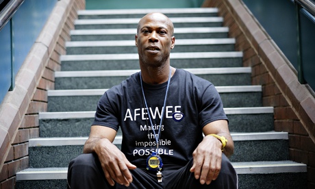 Steadman Scott, coach at the Afewee Academy