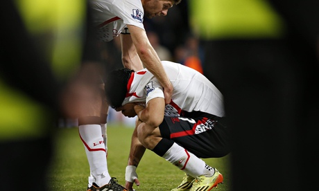 Steven Gerrard, left, and Luis Suárez - Liverpool at Crystal Palace