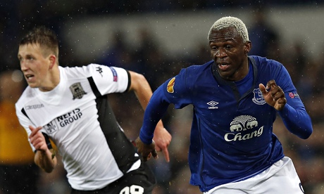 Everton's Arouna Kone 