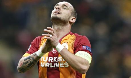 Galatasaray's Wesley Sneijder