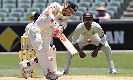 Australia's David Warner hits out during his explosive century