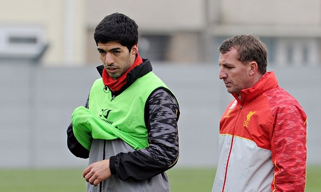 Luis Suárez Brendan Rodgers Liverpool