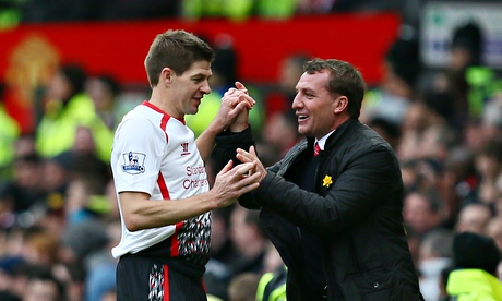 Steven Gerrard Brendan Rodgers Liverpool
